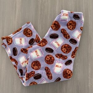 Made With Love and Kisses Cozy Cookie and Milk Kids Pajama Pants